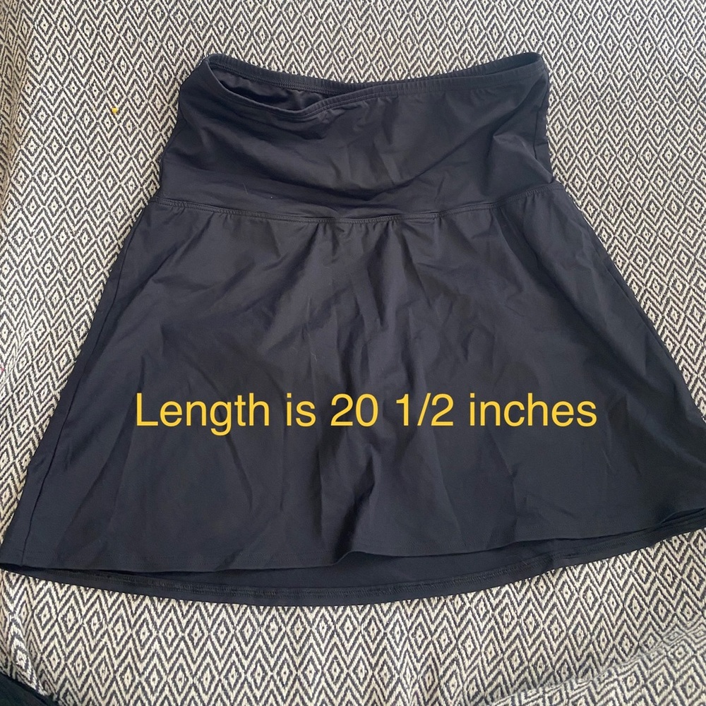Lands’ End high waisted swim skirt, size 16